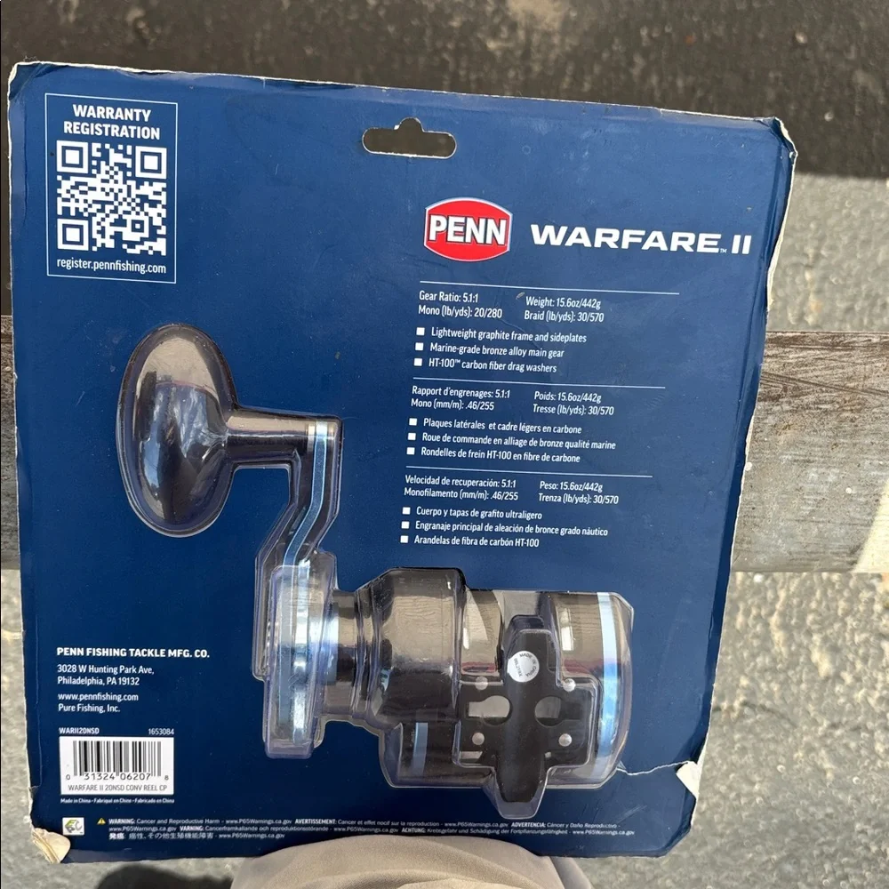 PENN Warfare™ I| Star Drag 20NSD
Conventional Reel -NEW/SEALED- - Picture 6 of 11